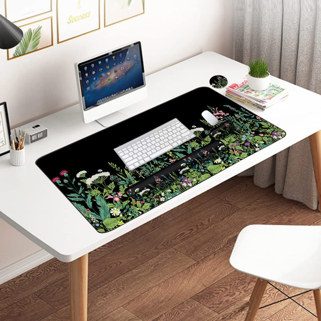 Ergonomic Mouse Pad & Wrist Rest Set