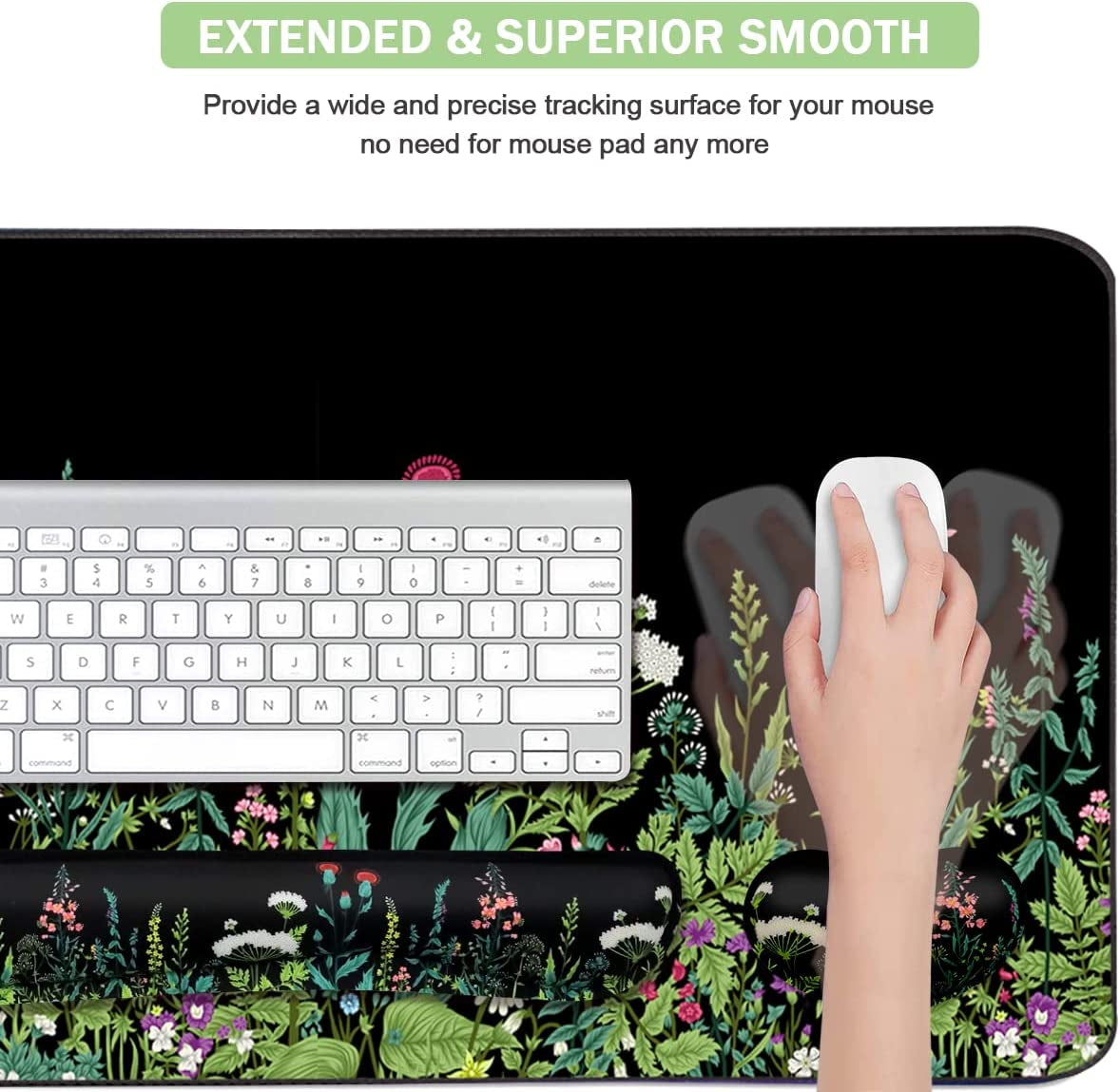 Ergonomic Mouse Pad & Wrist Rest Set