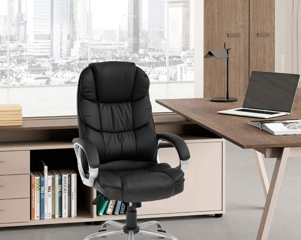 High-Back Office Chair w/Lumbar Support