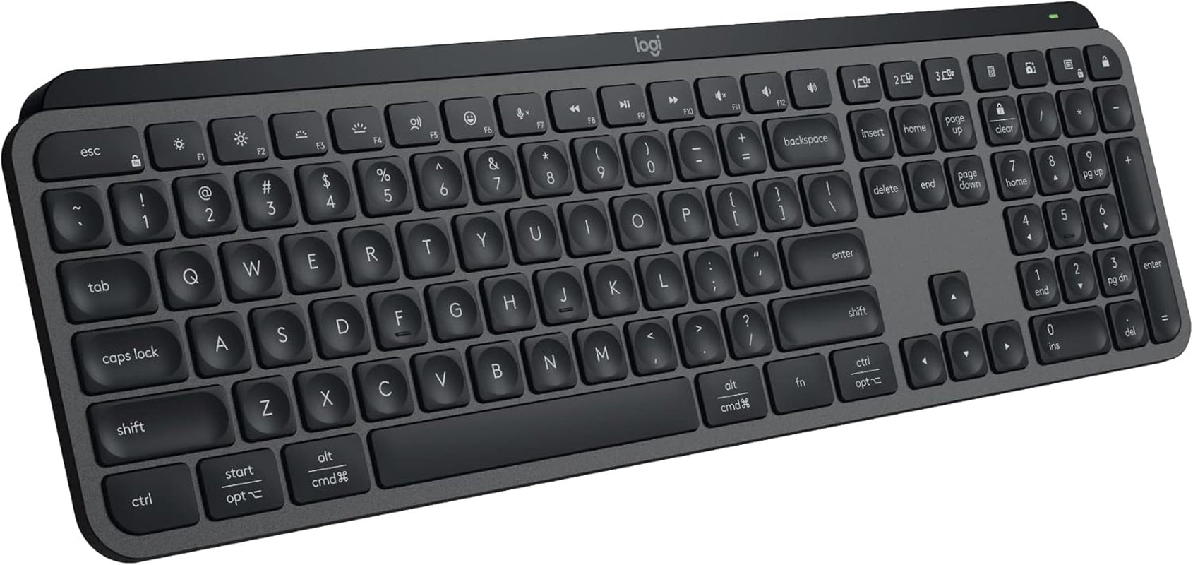 MX Keys S Low Profile Wireless Keyboard for Mac or PC