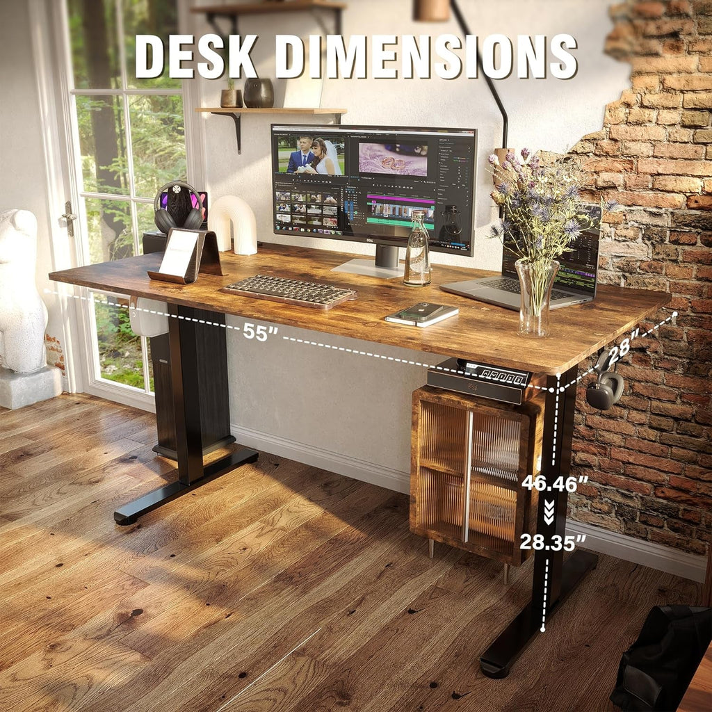 Adjustable Standing Desk w/Memory Preset Controller