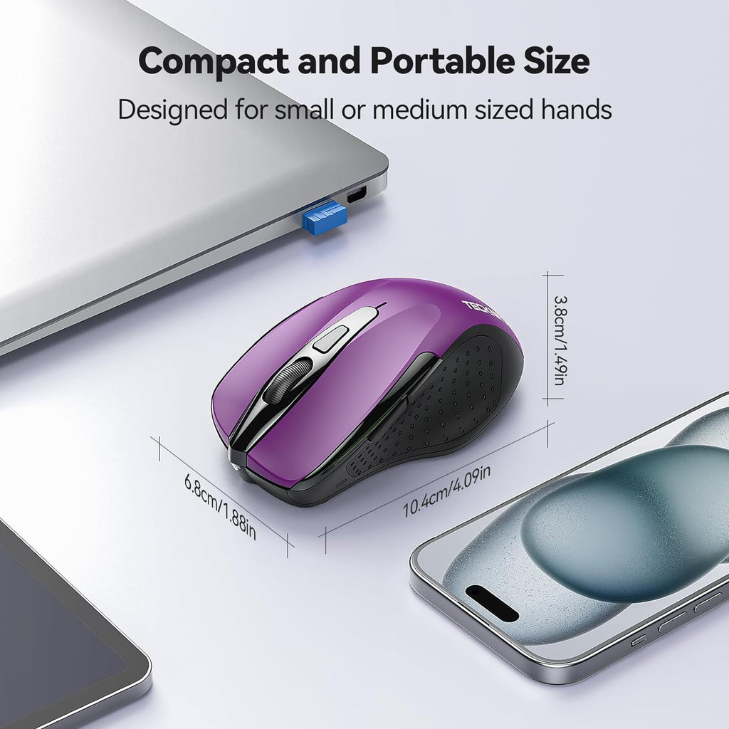 2600 DPI Ergonomic Wireless Mouse