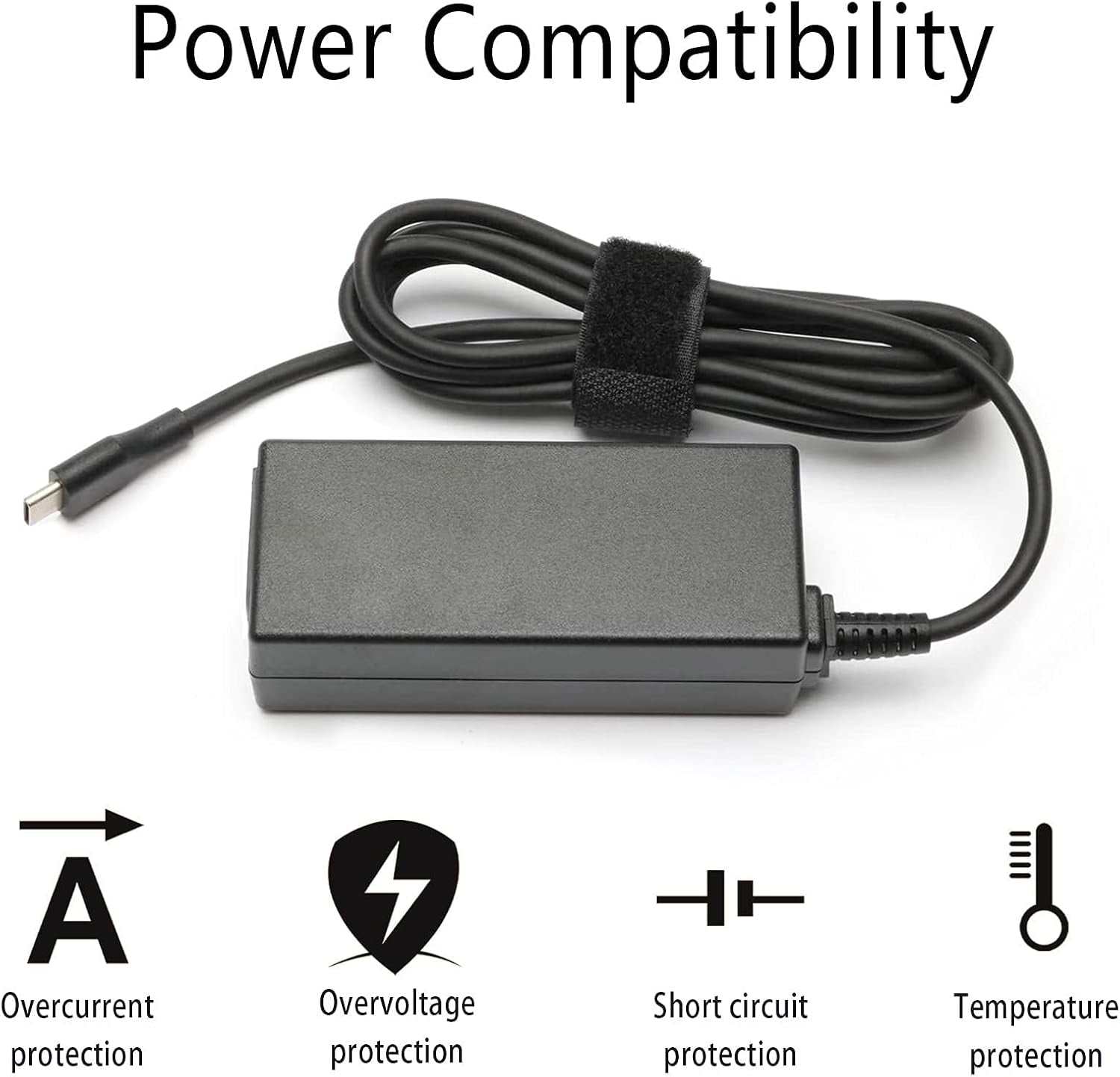 65W Universal USB-C Laptop Charger