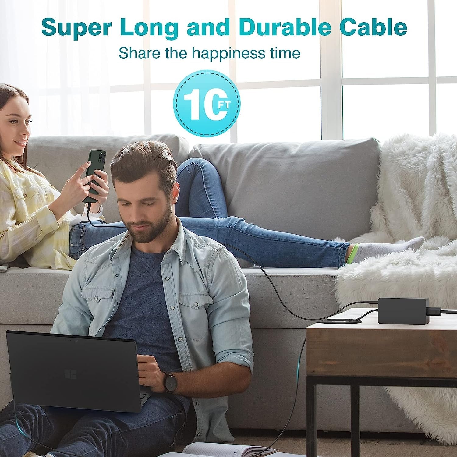 65W Microsoft Surface Pro Charger