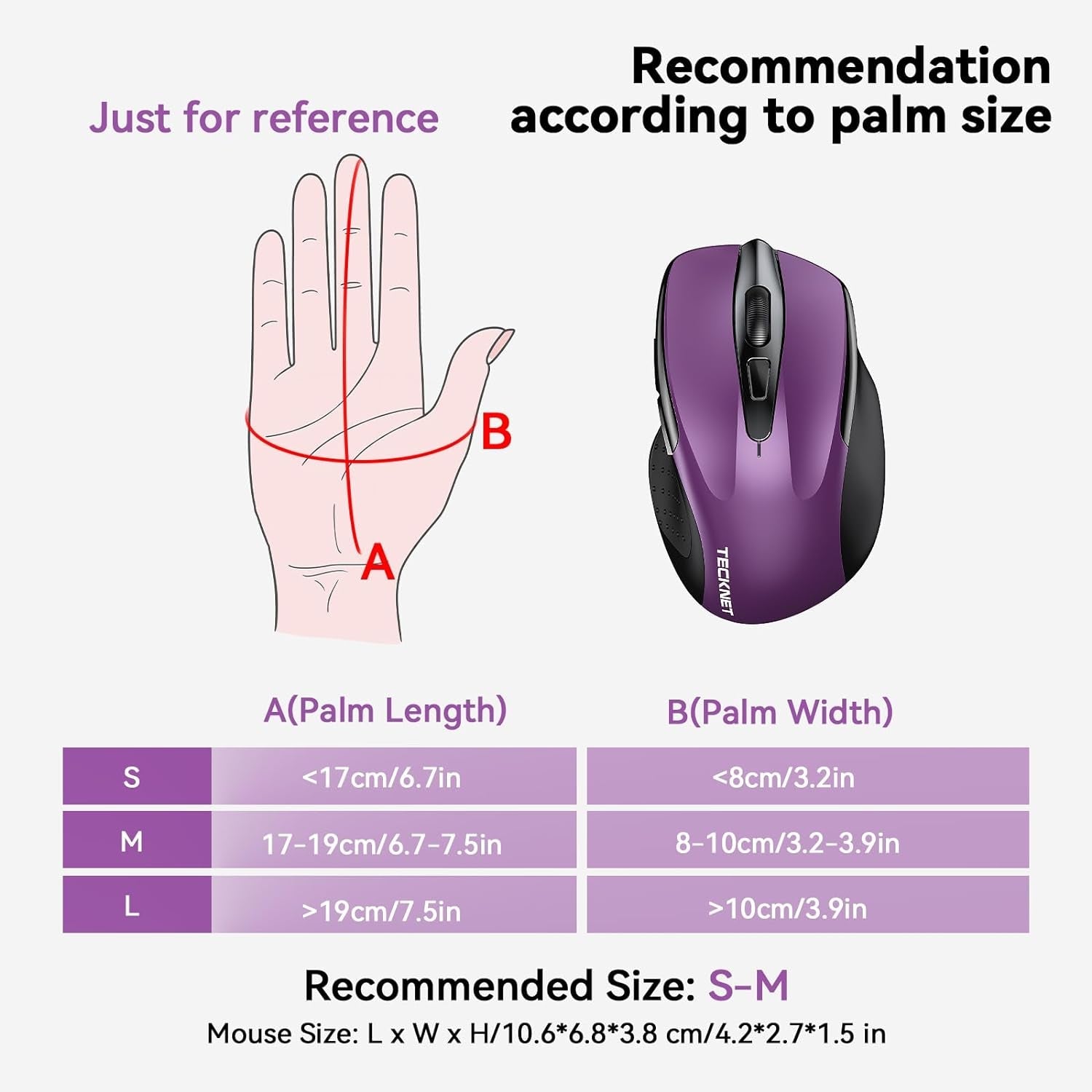 2600 DPI Ergonomic Wireless Mouse