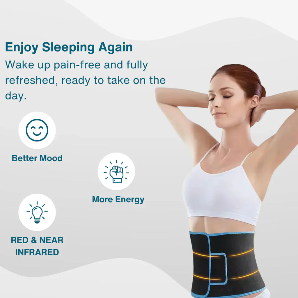 Slimming & Pain Relief Belt with Infrared Heat + Recovery Guide Included