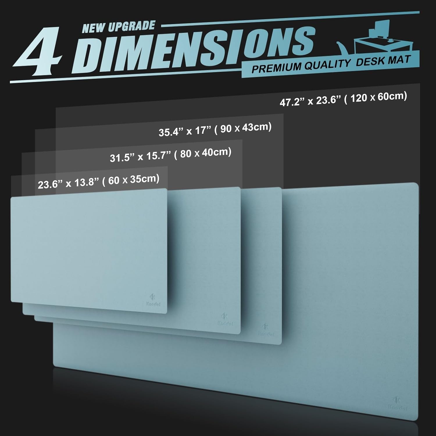 Large Office Leather Desk Mat & Protector