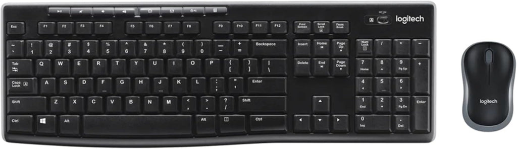 MK270 Wireless Keyboard and Mouse Combo for PC