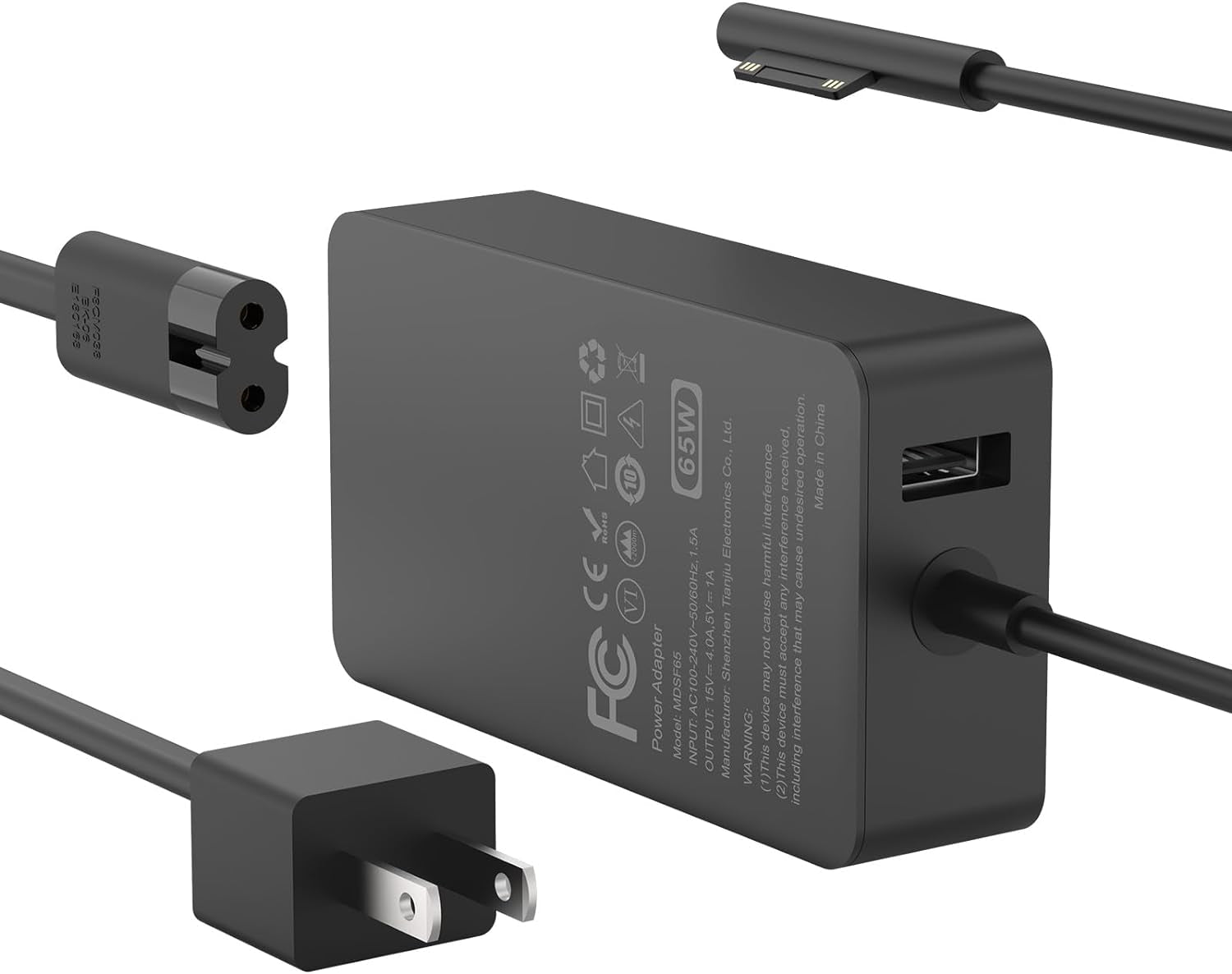 65W Microsoft Surface Pro Charger