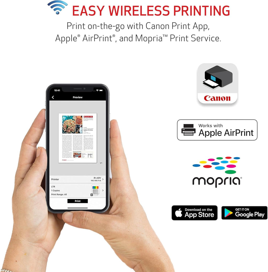 PIXMA TR4720 All-In-One Wireless Printer w/Built-In Fax