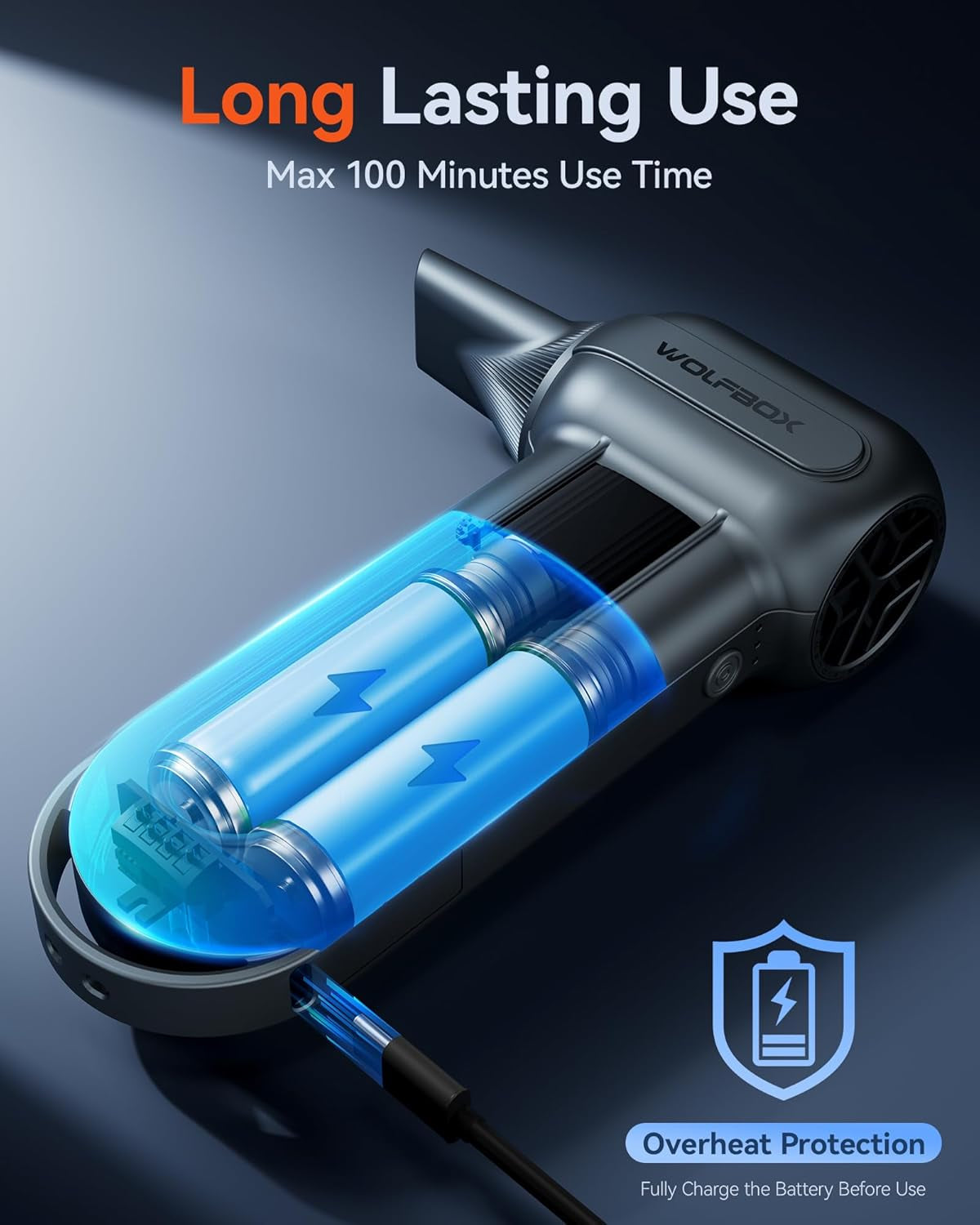 Cordless Electric Air Duster-150000Rpm for Devices