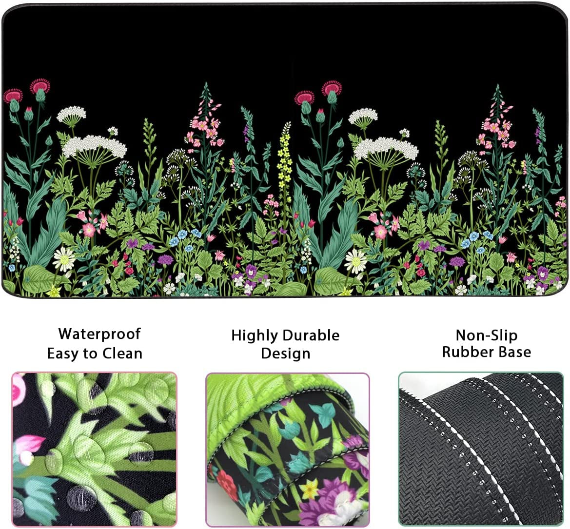 Ergonomic Mouse Pad & Wrist Rest Set