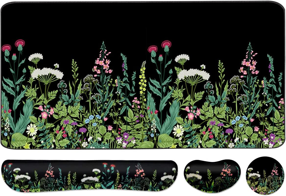 Ergonomic Mouse Pad & Wrist Rest Set