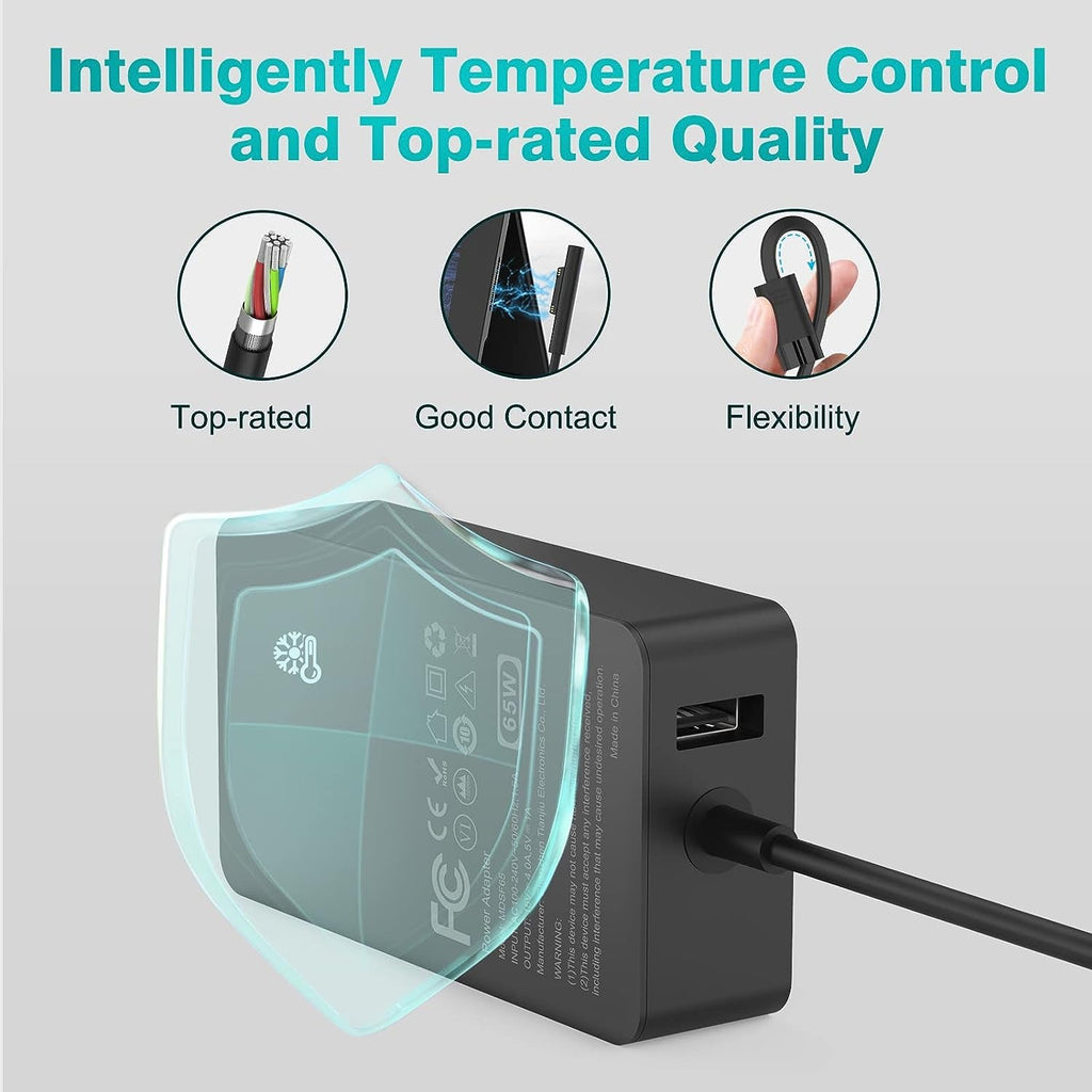 65W Microsoft Surface Pro Charger