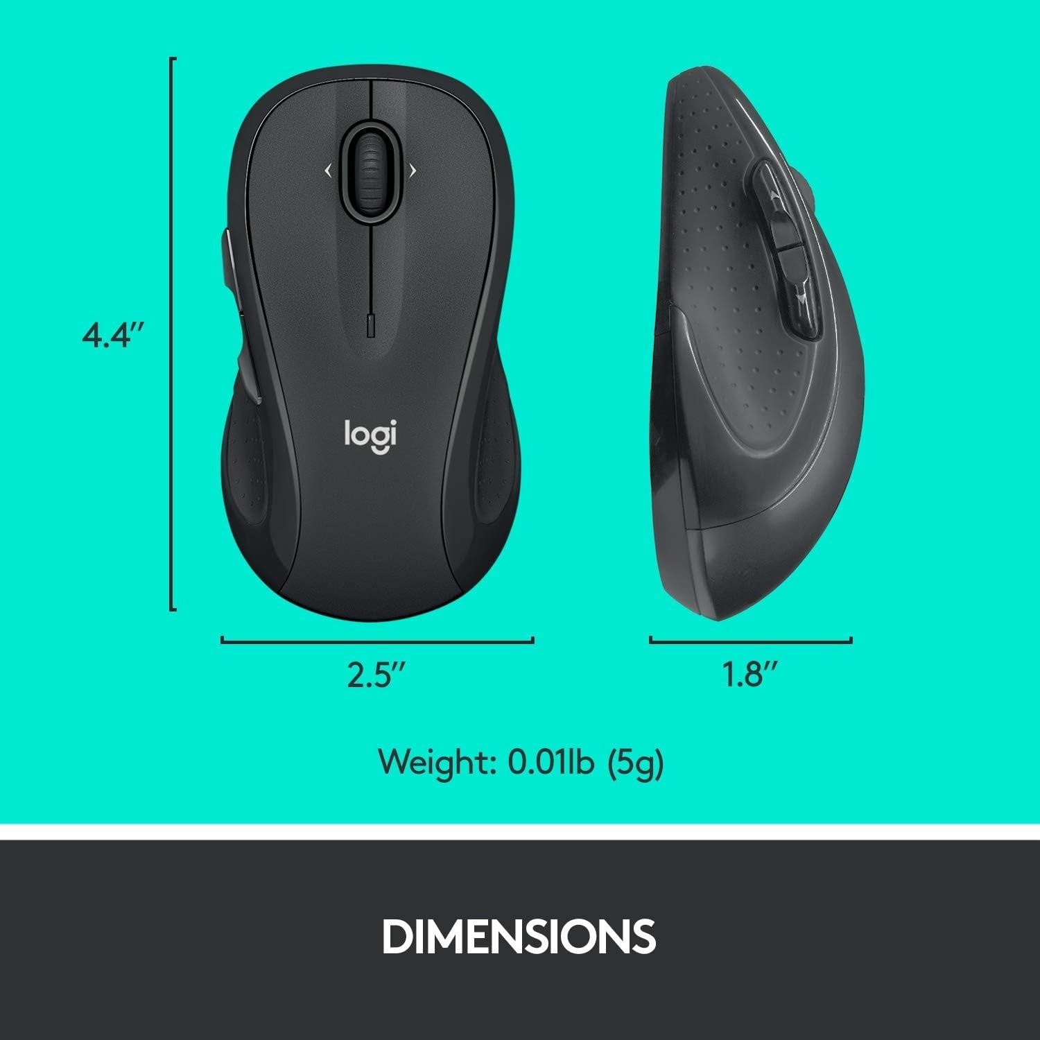 M510 Wireless Mouse for PC with Unifying Receiver