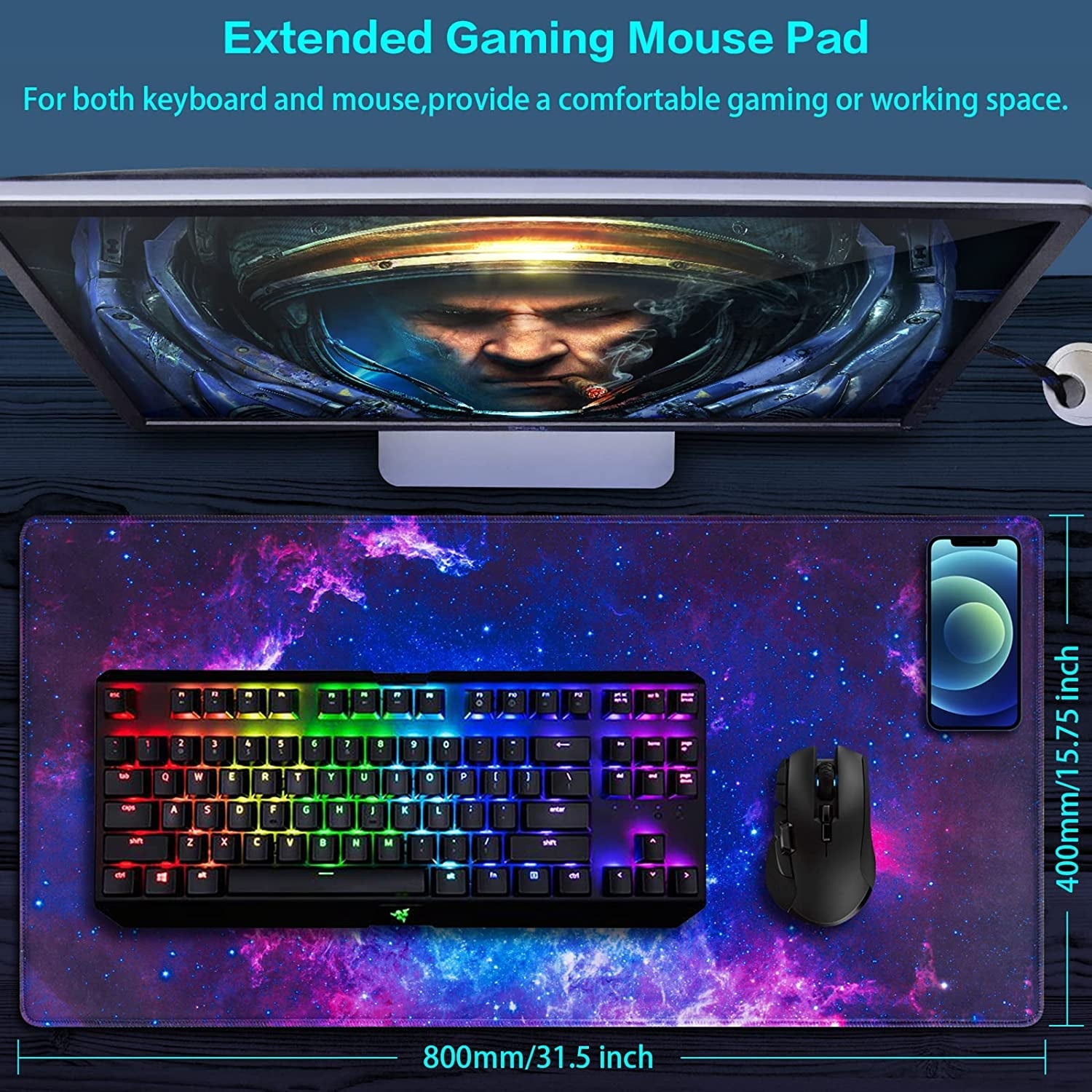 Large Extended Gaming Mouse Pad