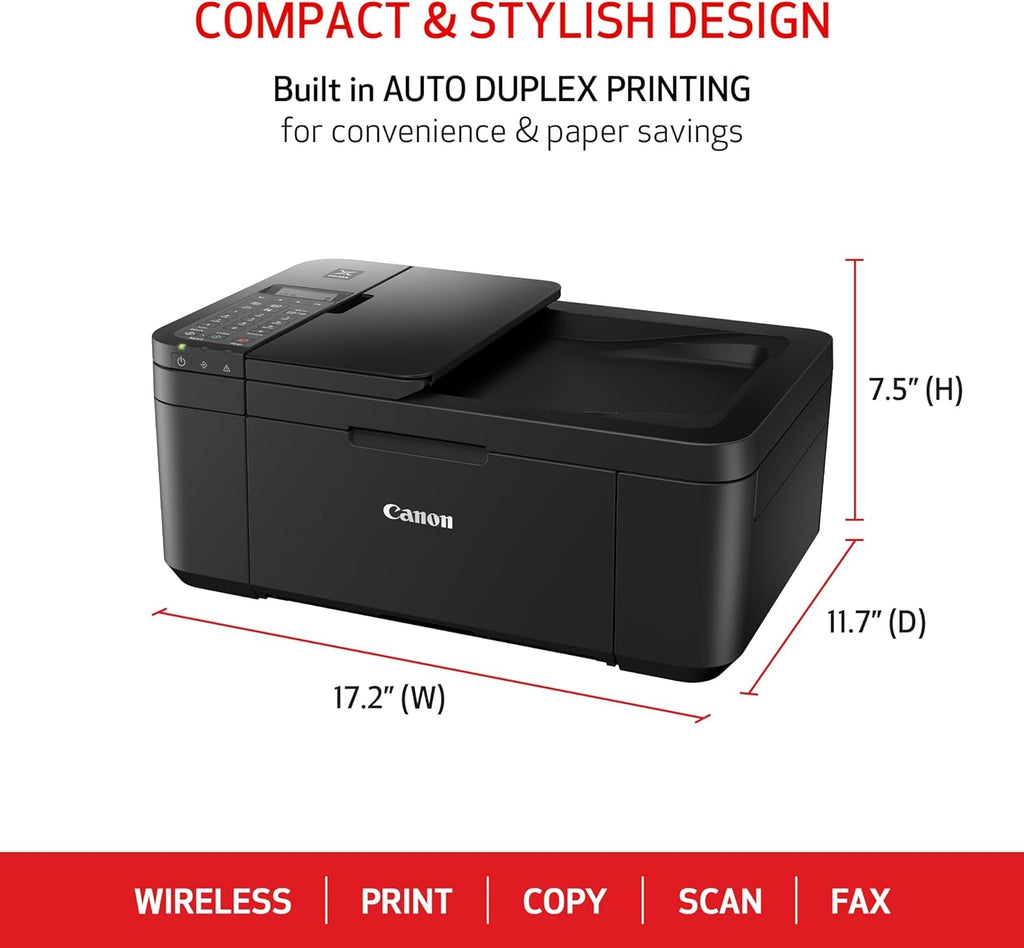 PIXMA TR4720 All-In-One Wireless Printer w/Built-In Fax