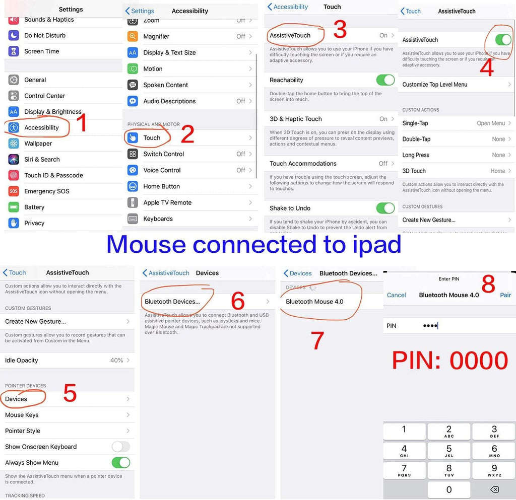 Bluetooth Dual-Mode Wireless Mouse for Mac or PC