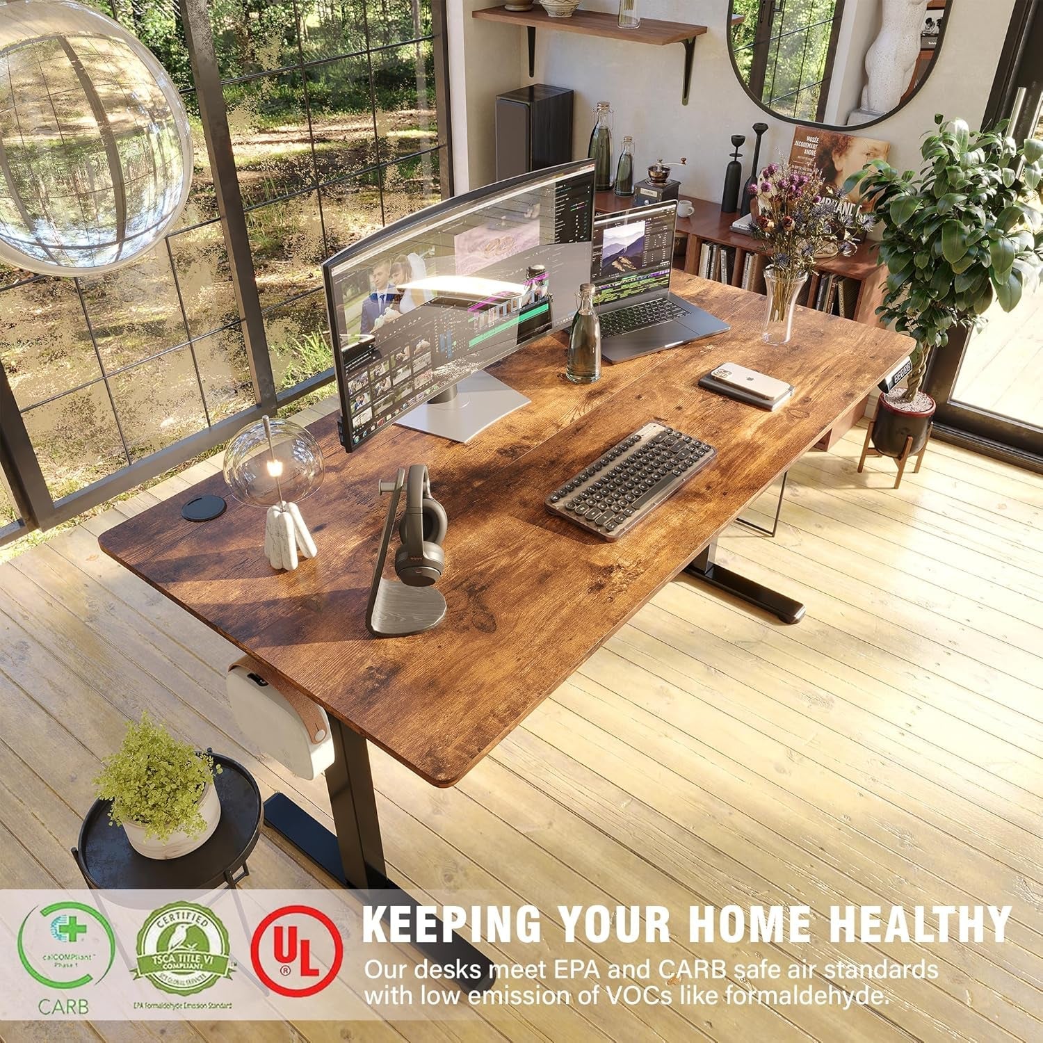 Adjustable Standing Desk w/Memory Preset Controller