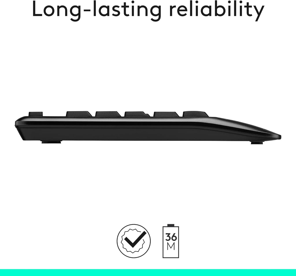 Logitech MK345 Wireless Keyboard & Mouse Combo w/Palm Rest