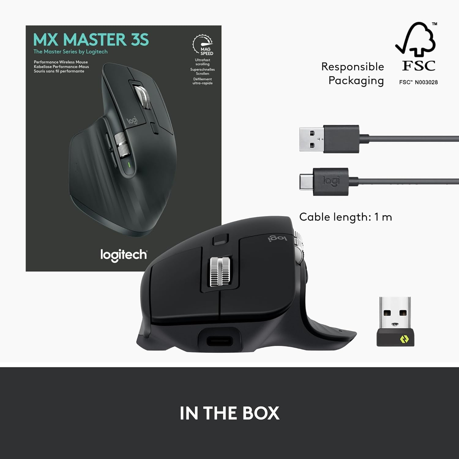 MX Master 3S Ergo Wireless Performance Mouse