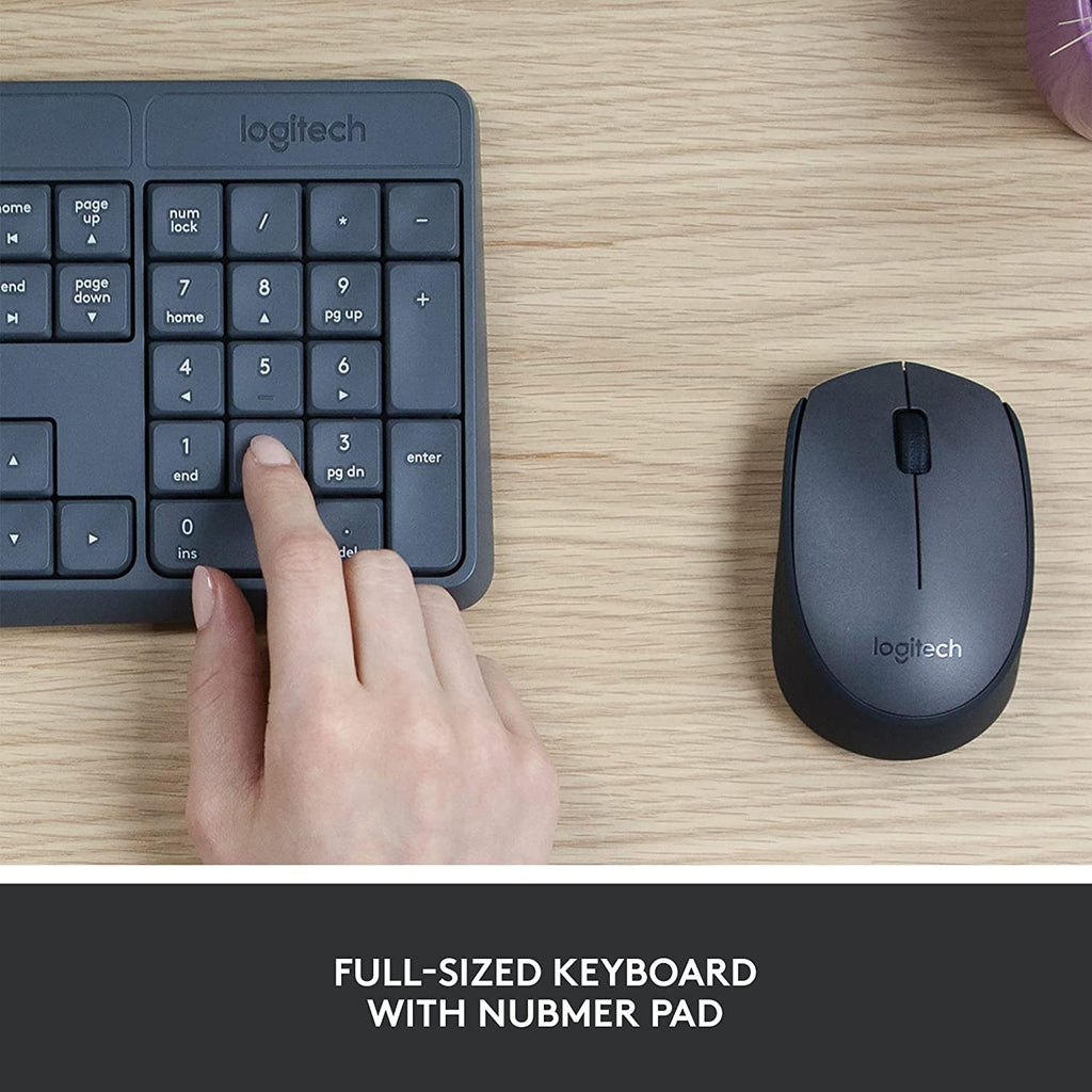 MK235 Wireless Keyboard & Mouse Combo for PC