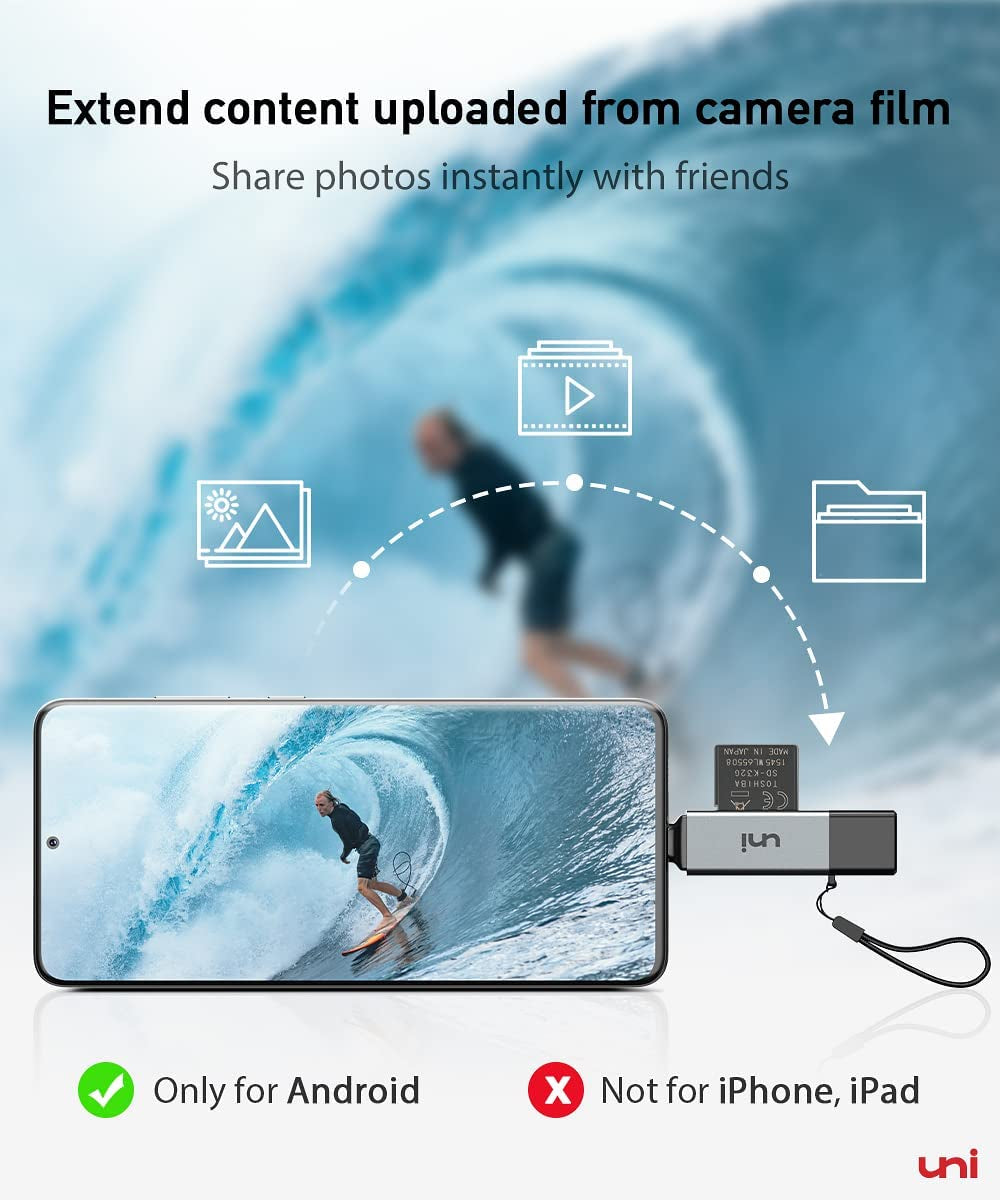 High-Speed SD Card Reader & USB C to Micro SD Card Hub