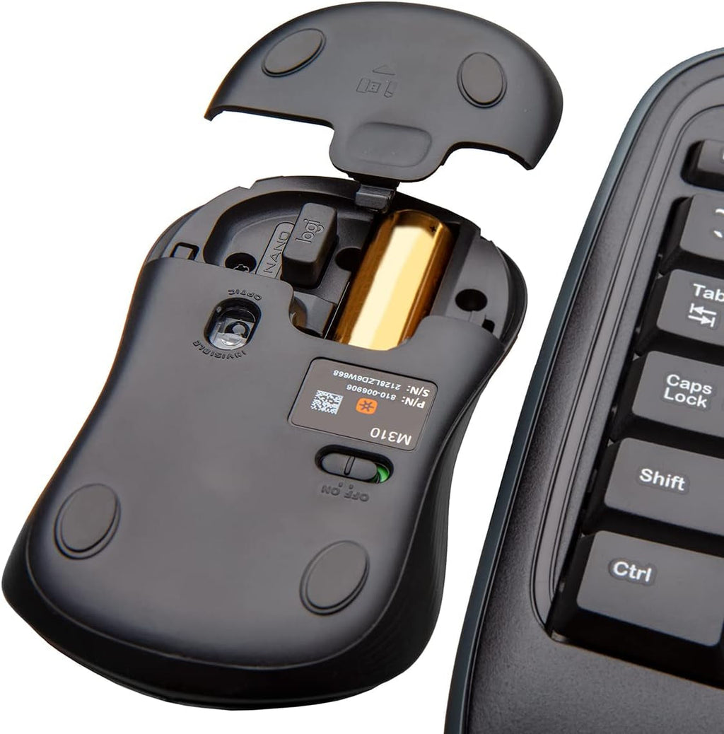 MK335 Wireless Keyboard and Mouse Combo - Black/Silver