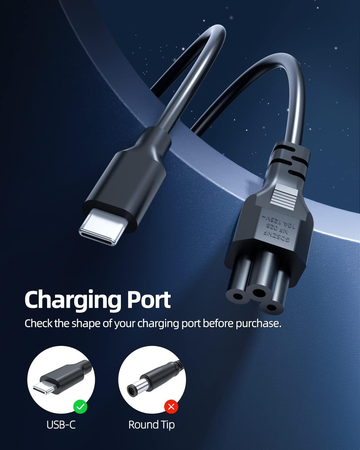 65W Charger for Lenovo Laptops
