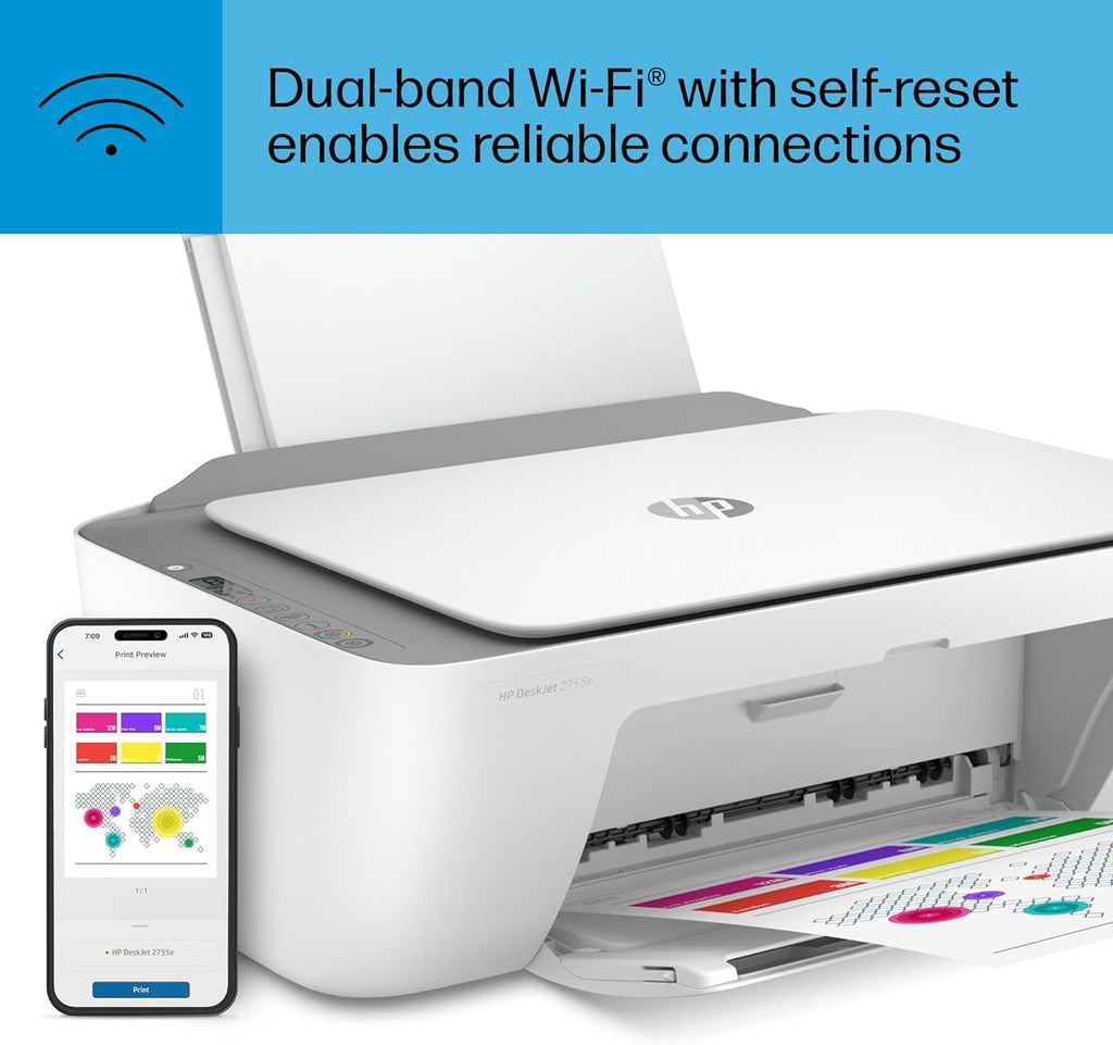 Deskjet 2755E Wireless Color Inkjet-Printer