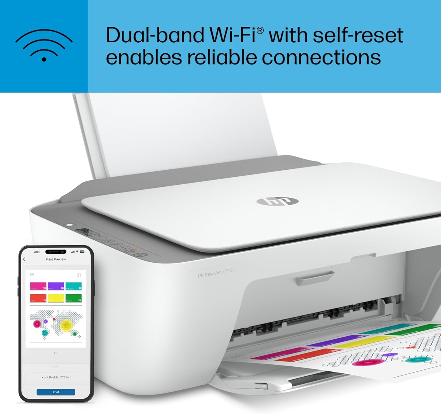 Deskjet 2755E Wireless Color Inkjet-Printer