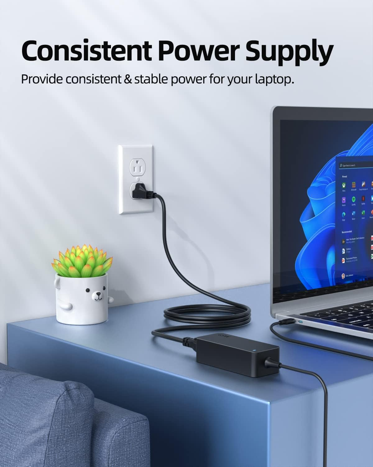 65W Charger for Lenovo Laptops