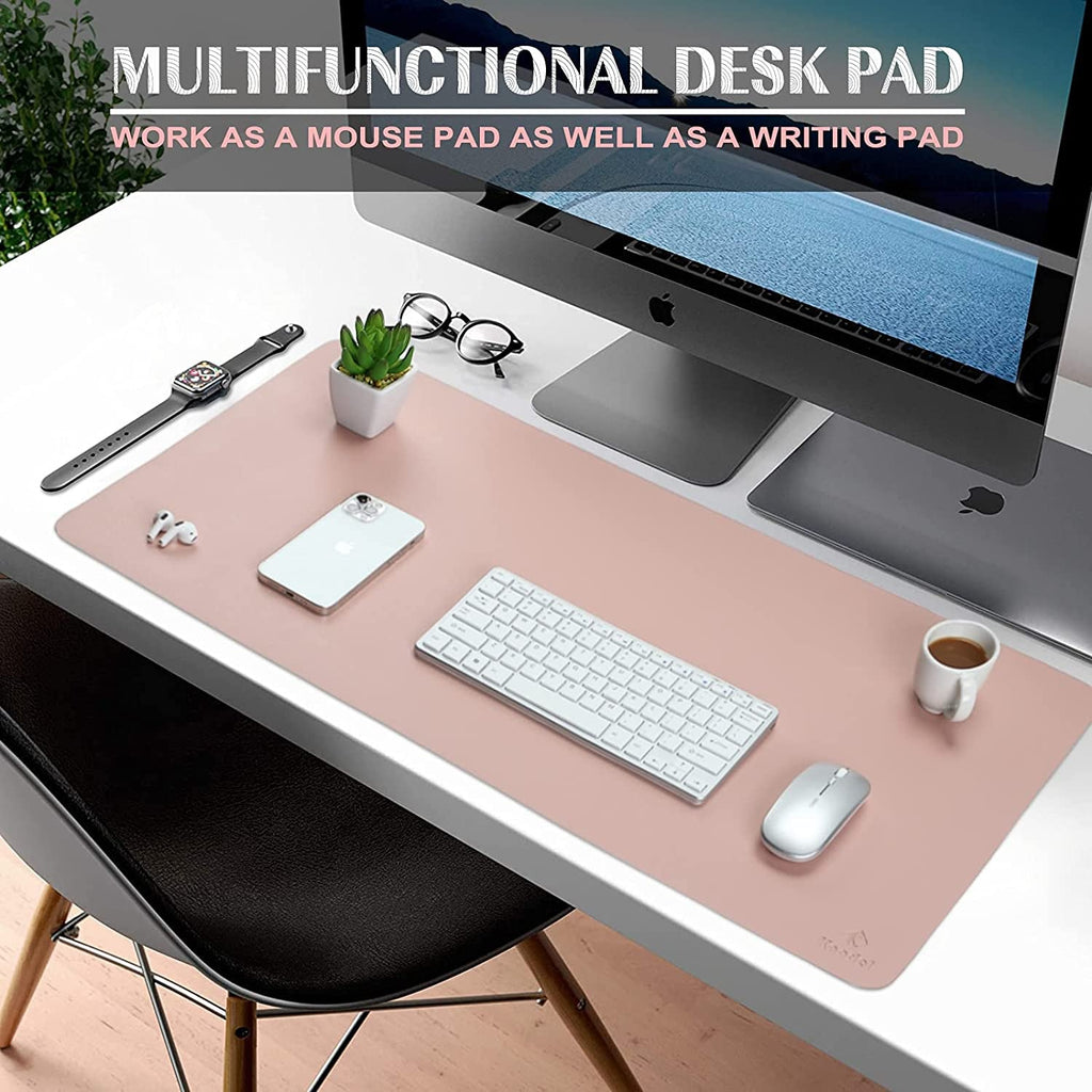 Large Office Leather Desk Mat w/Writing Pad