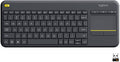 K400 Wireless Touch Keyboard w/Easy Media Control & Built-In Touchpad