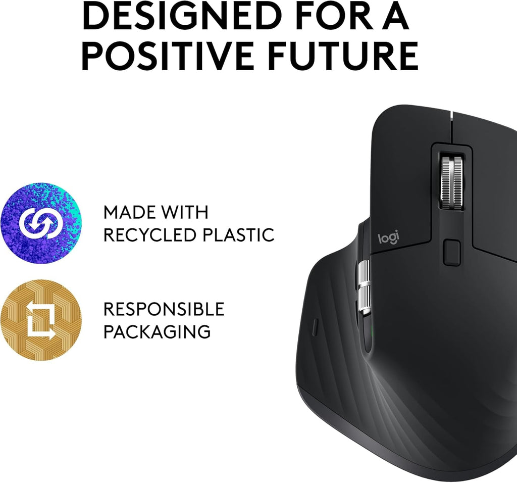 MX Master 3S Ergo Wireless Performance Mouse