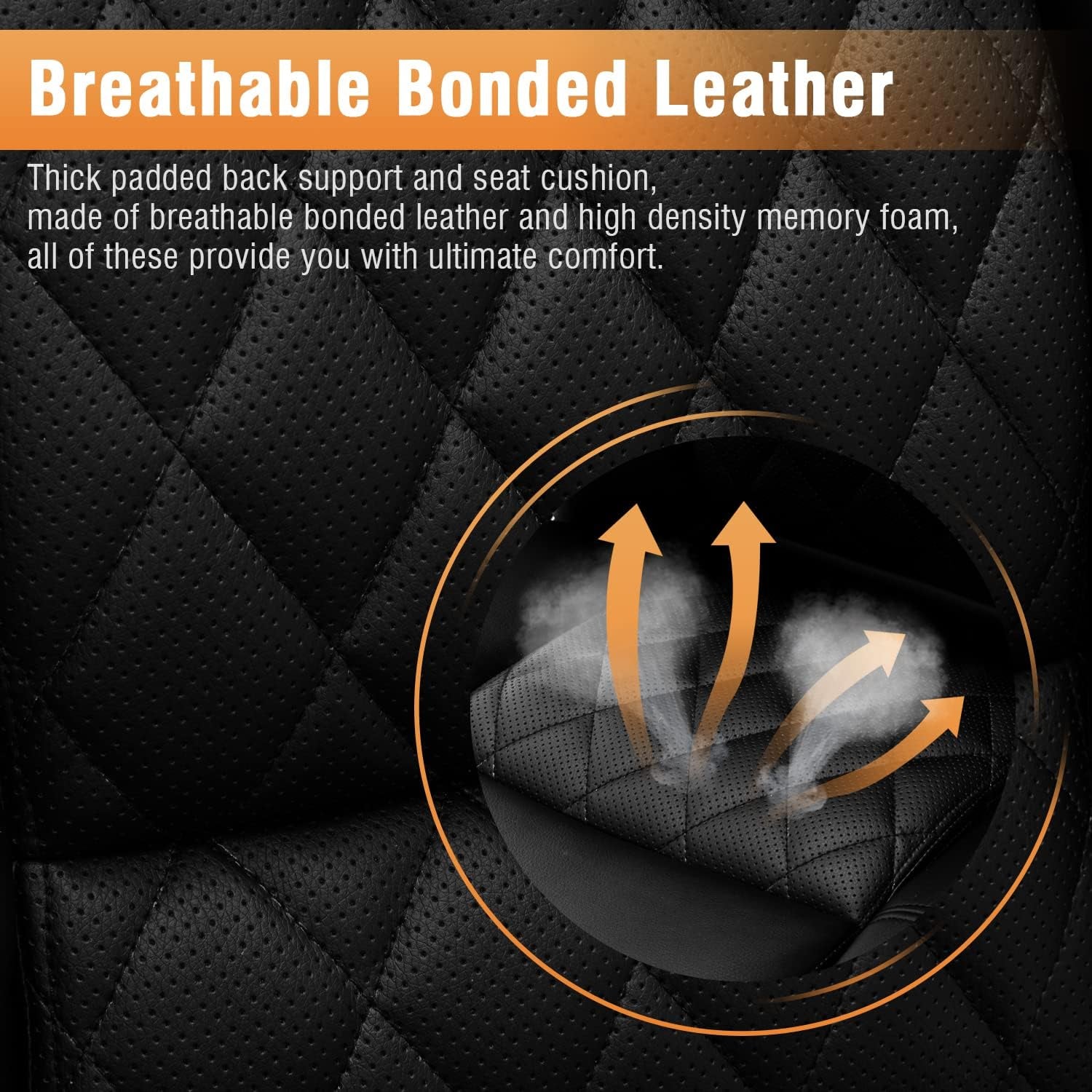 Adjustable High-Back Chair w/Flip Arms & Lumbar