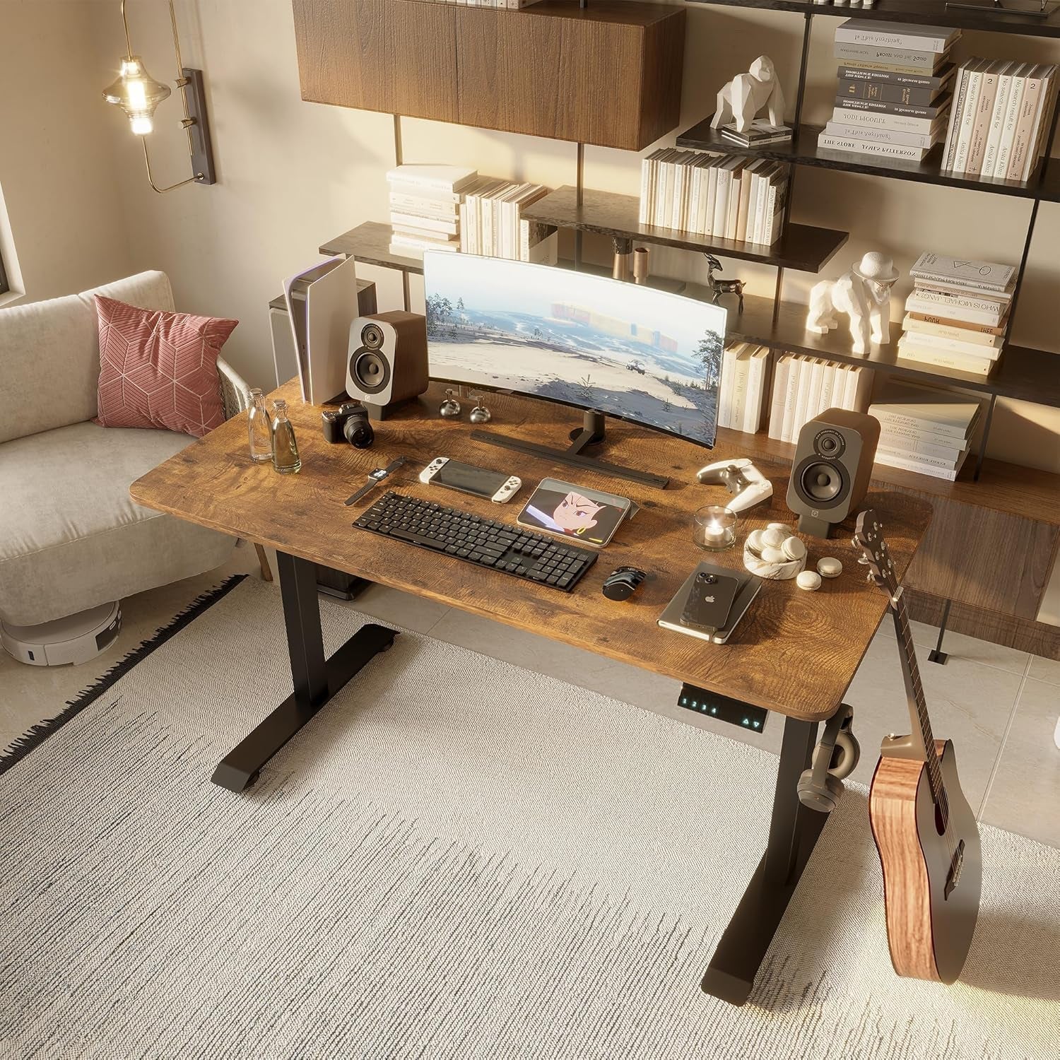 Adjustable Standing Desk w/Memory Preset Controller