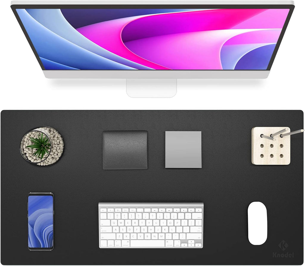 Non-Slip Leather & Suede Desk Mat