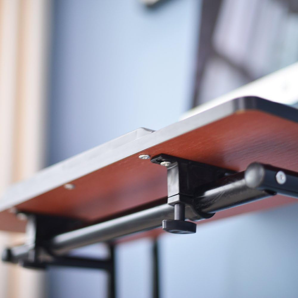 Adjustable Mobile Sit & Stand Desk Workstation