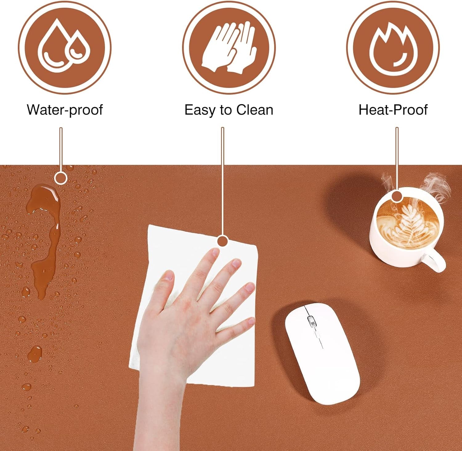 Leather Dual Sided Desk Pad